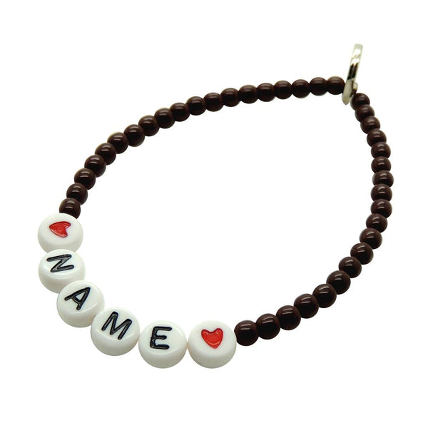 Hamsa Hand Initial Letter E Name Bracelet for Women, Braided Lucky